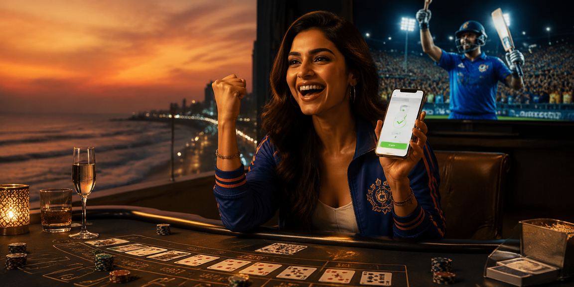 Professional live casino dealer handling cards during a game